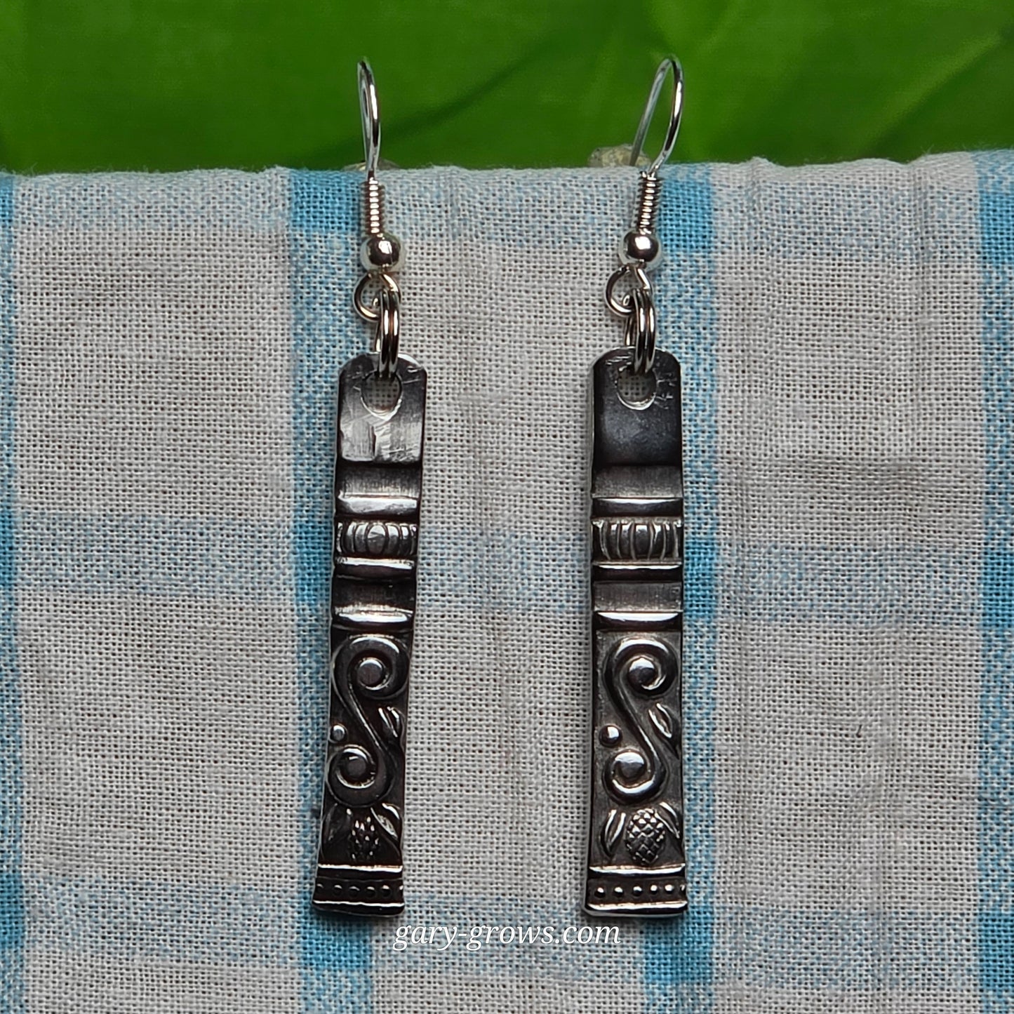 Vintage Silver Plate Spoon Earrings