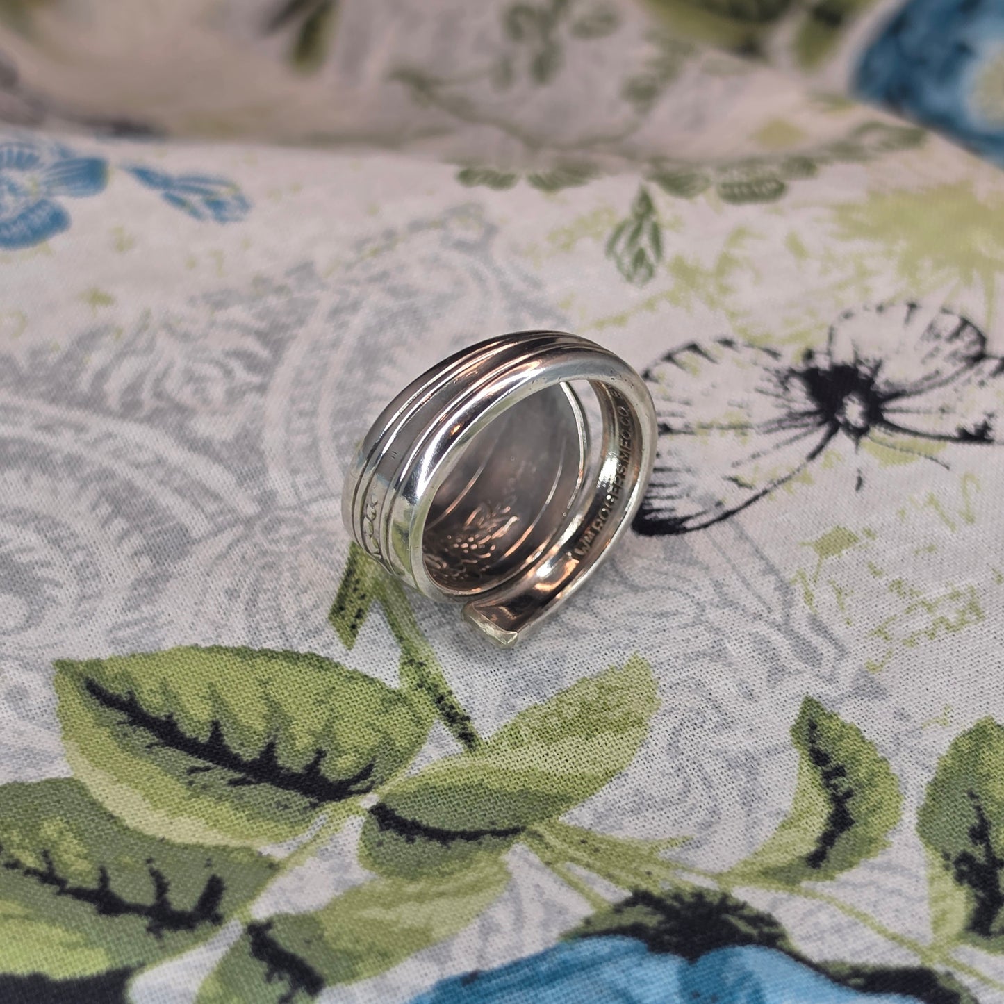 Vintage Triumph (1941) Silver Plate Pattern Spoon ring - 9.5