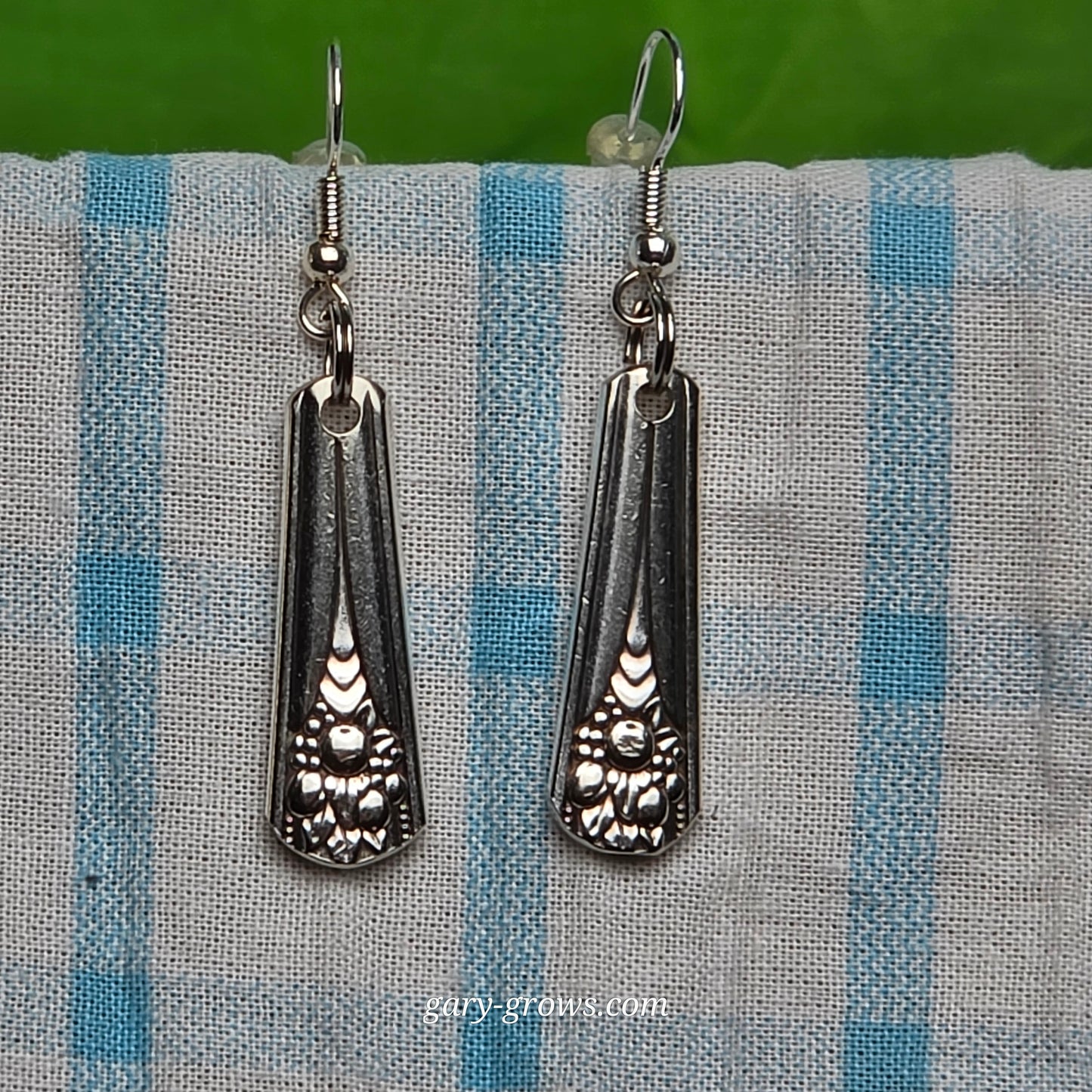 Vintage Silver Plate Spoon Earrings