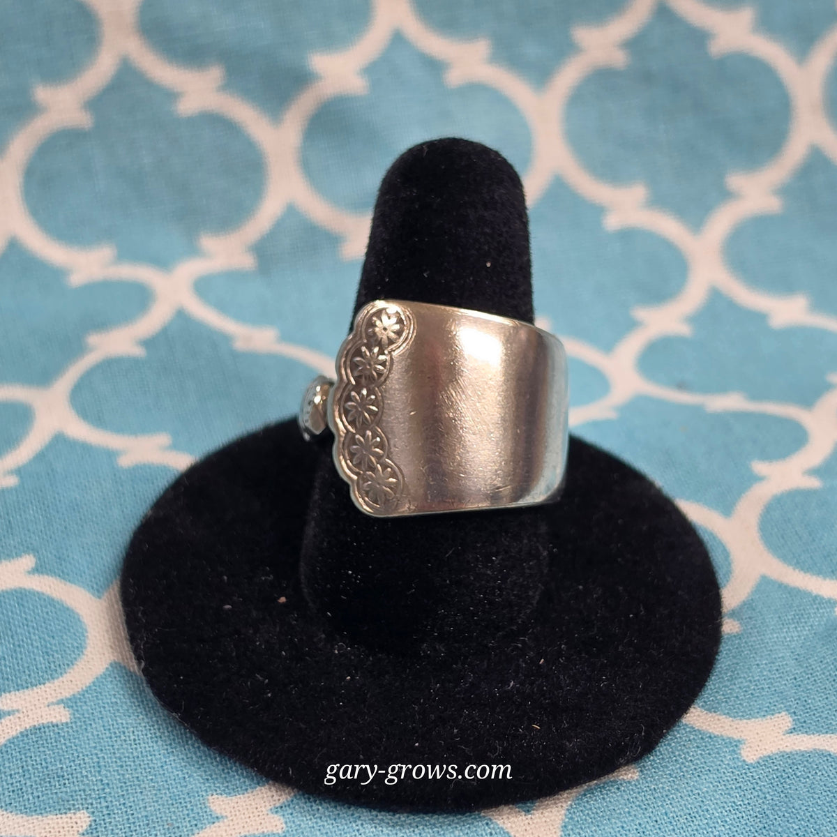 Athens Pattern (1884) Spoon Band Ring - Size 8