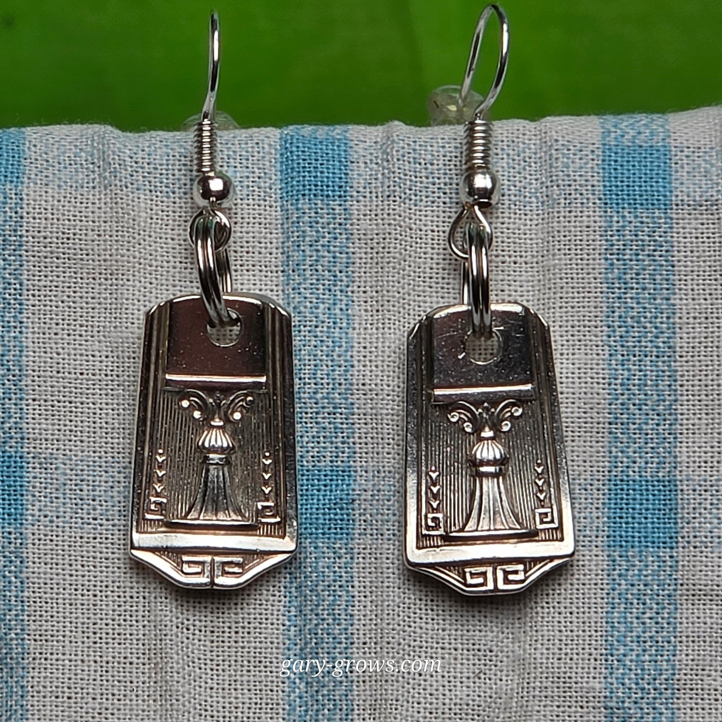 Vintage Silver Plate Spoon Earrings