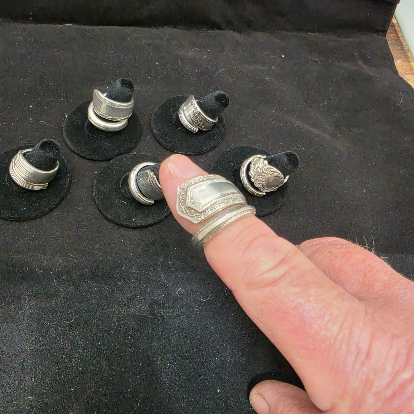 Spiral Spoon Ring - Mystery Pattern