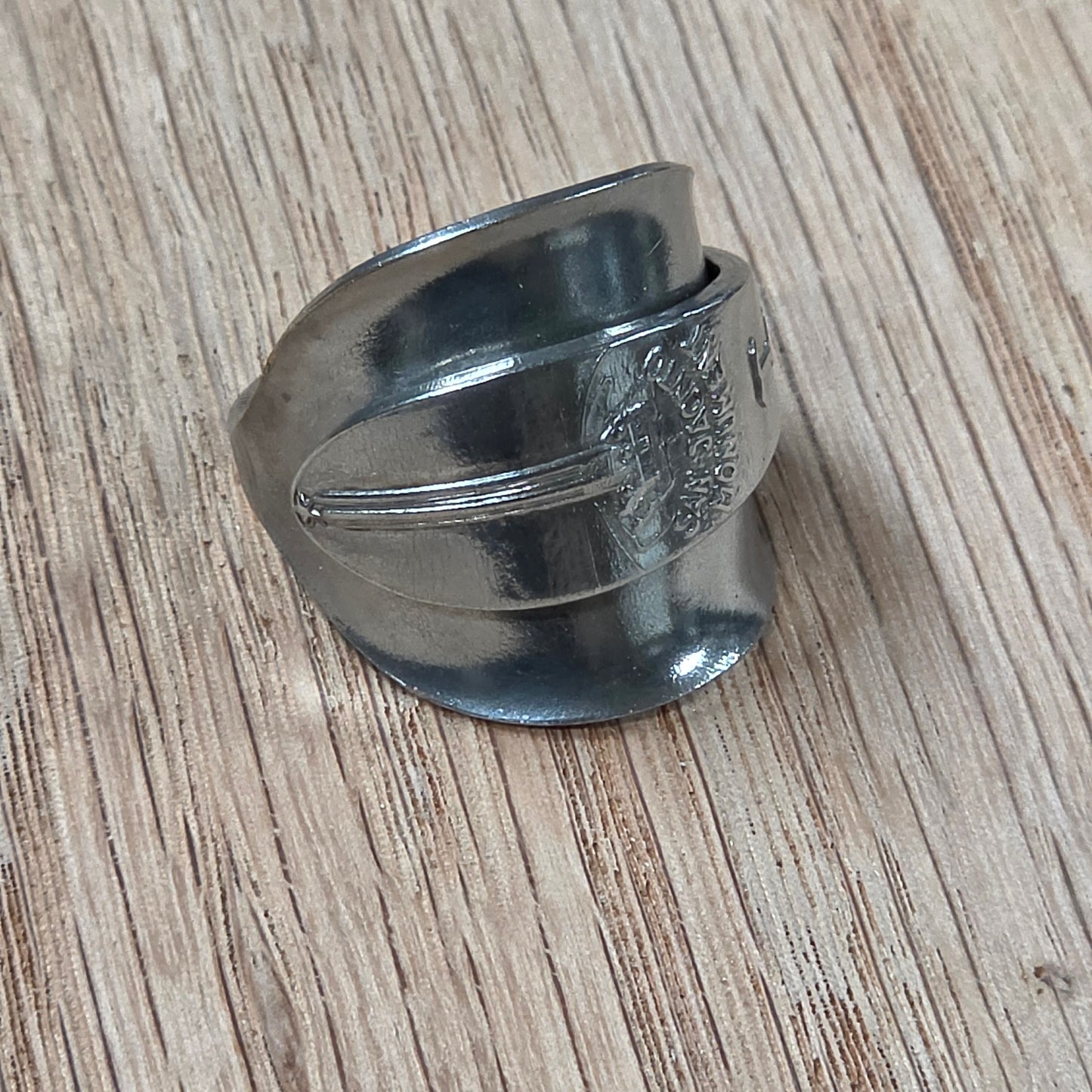 Texas Commemorative Silver Plate Shield Ring - Size 11