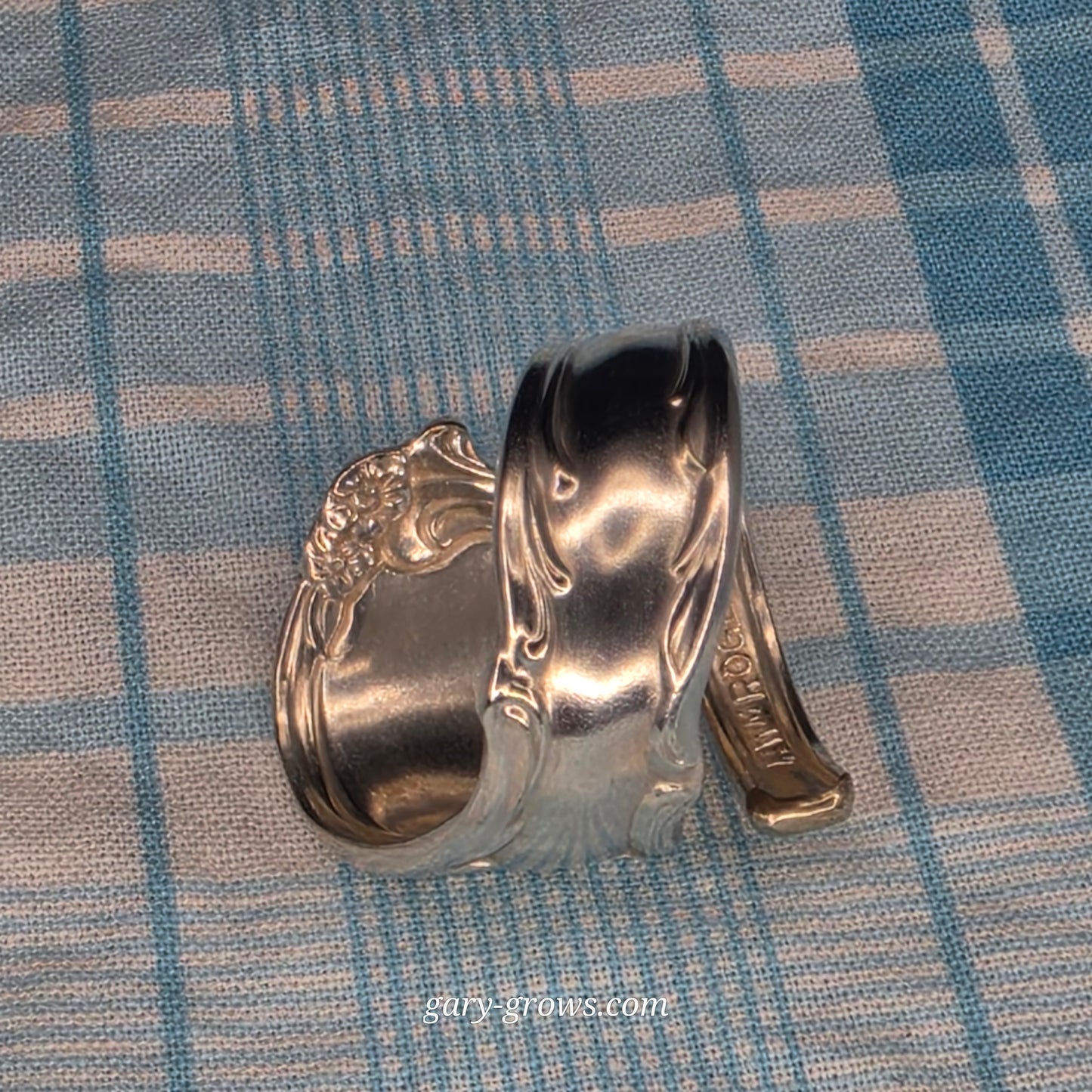 Moonlight (1959) Pattern Spiral Spoon ring - Size 10