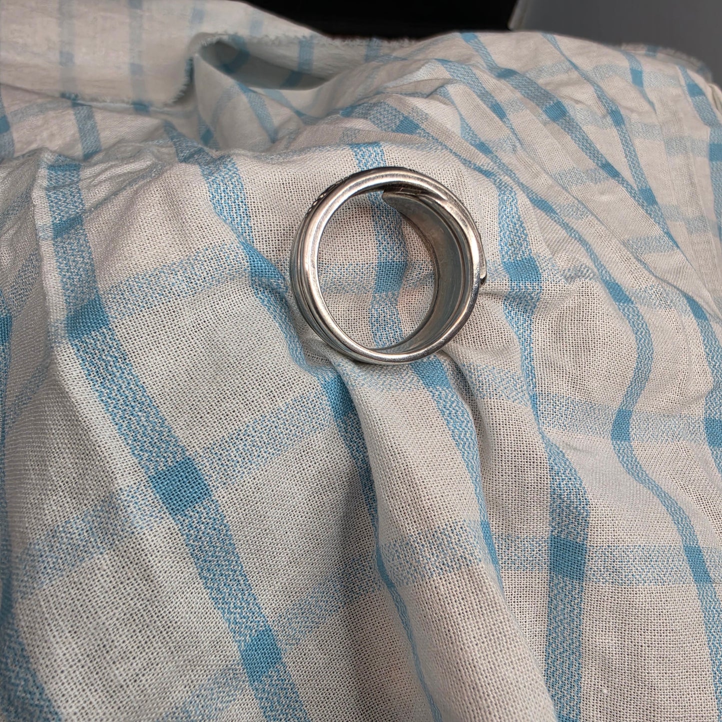 June Nursery Pattern Spoon ring - Size 11