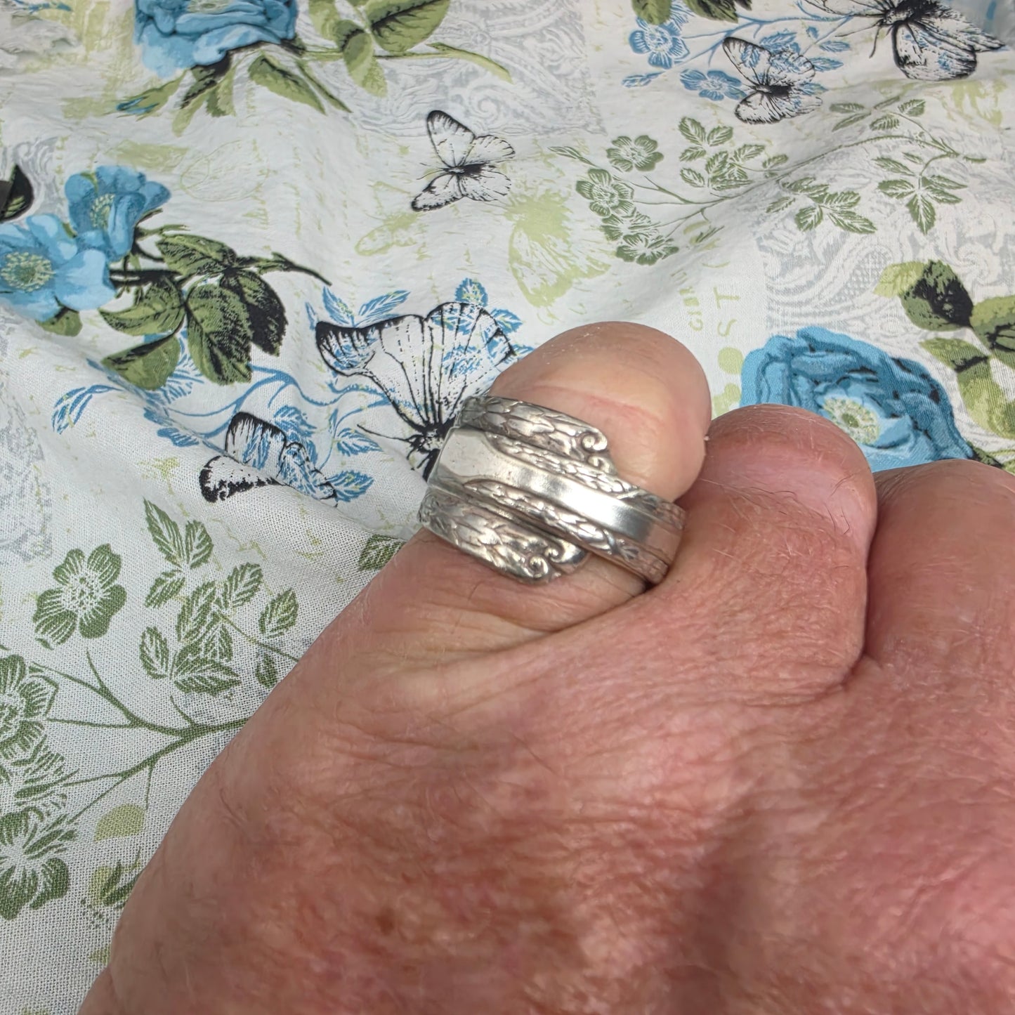 Beautiful Wrap Spoon Ring - Size 11