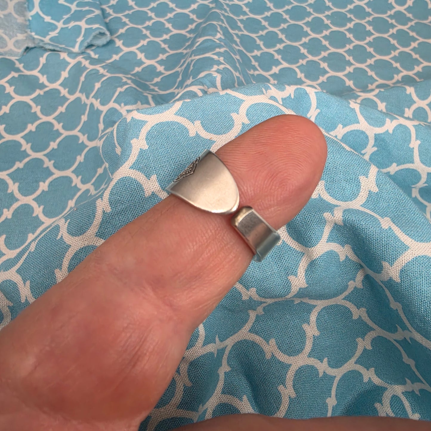Bird of Paradise Pattern Spoon ring - Size 9