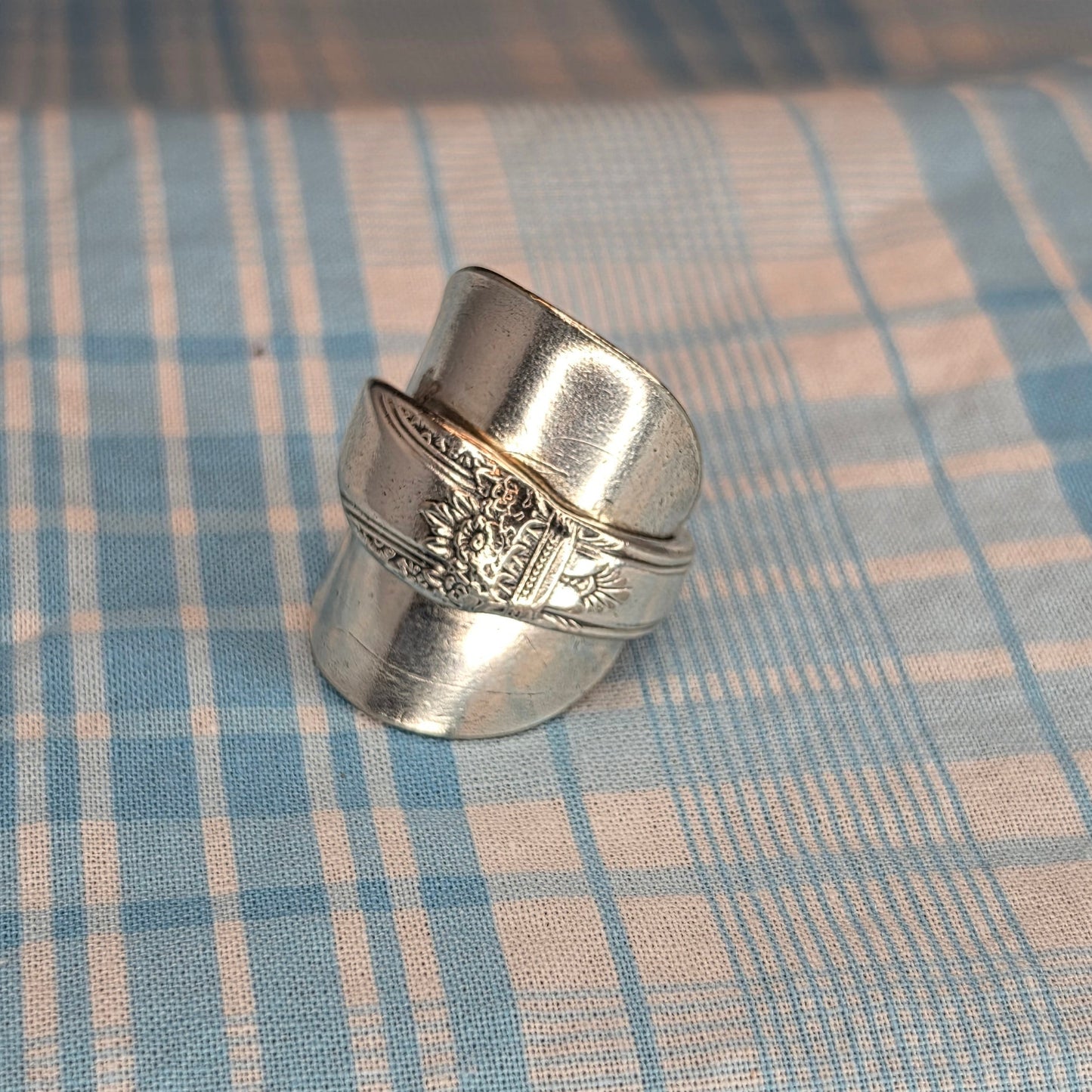 First Love (1937) Pattern Spoon Shield Ring