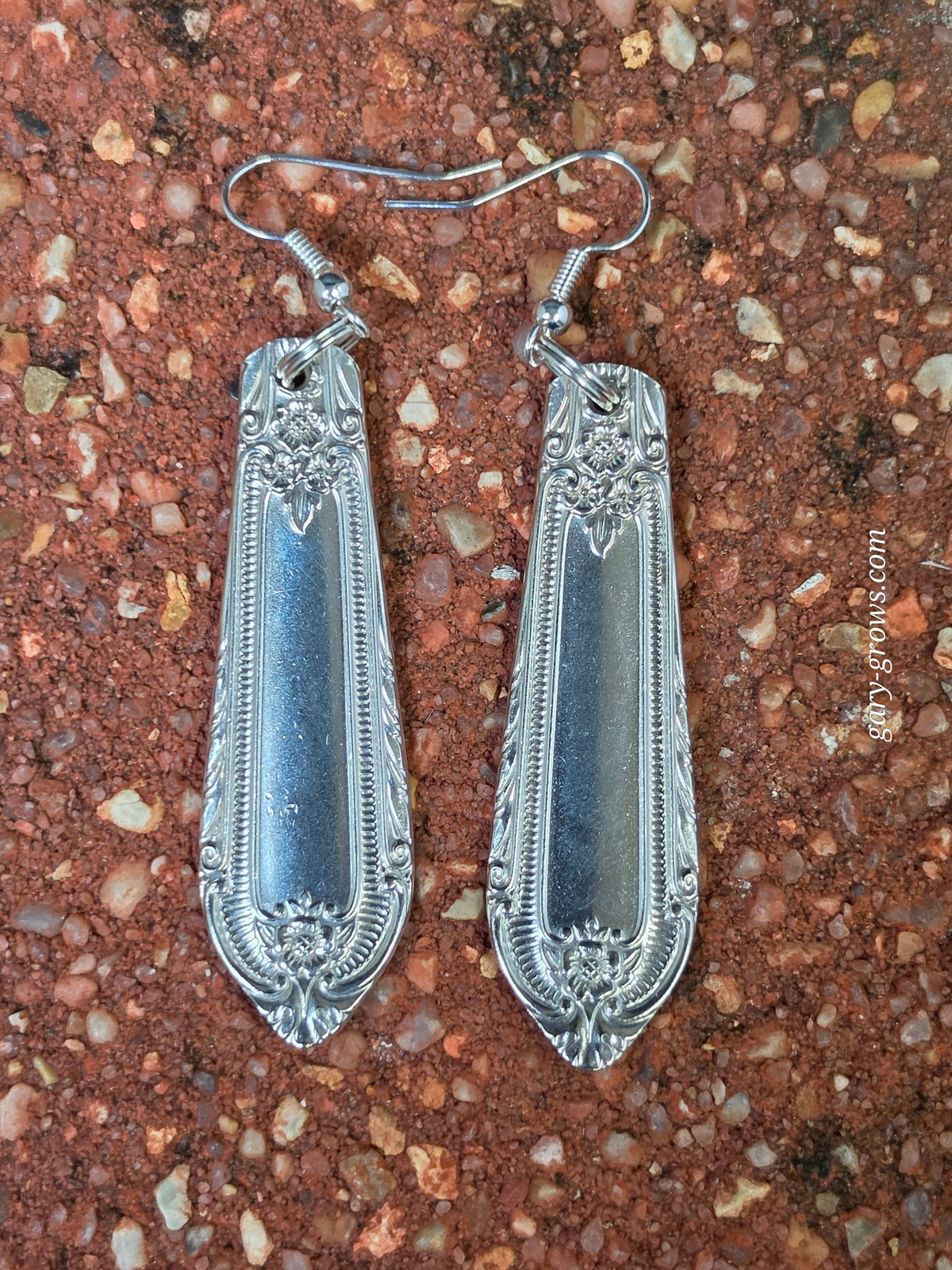 Vintage Silver Plate Spoon Earrings