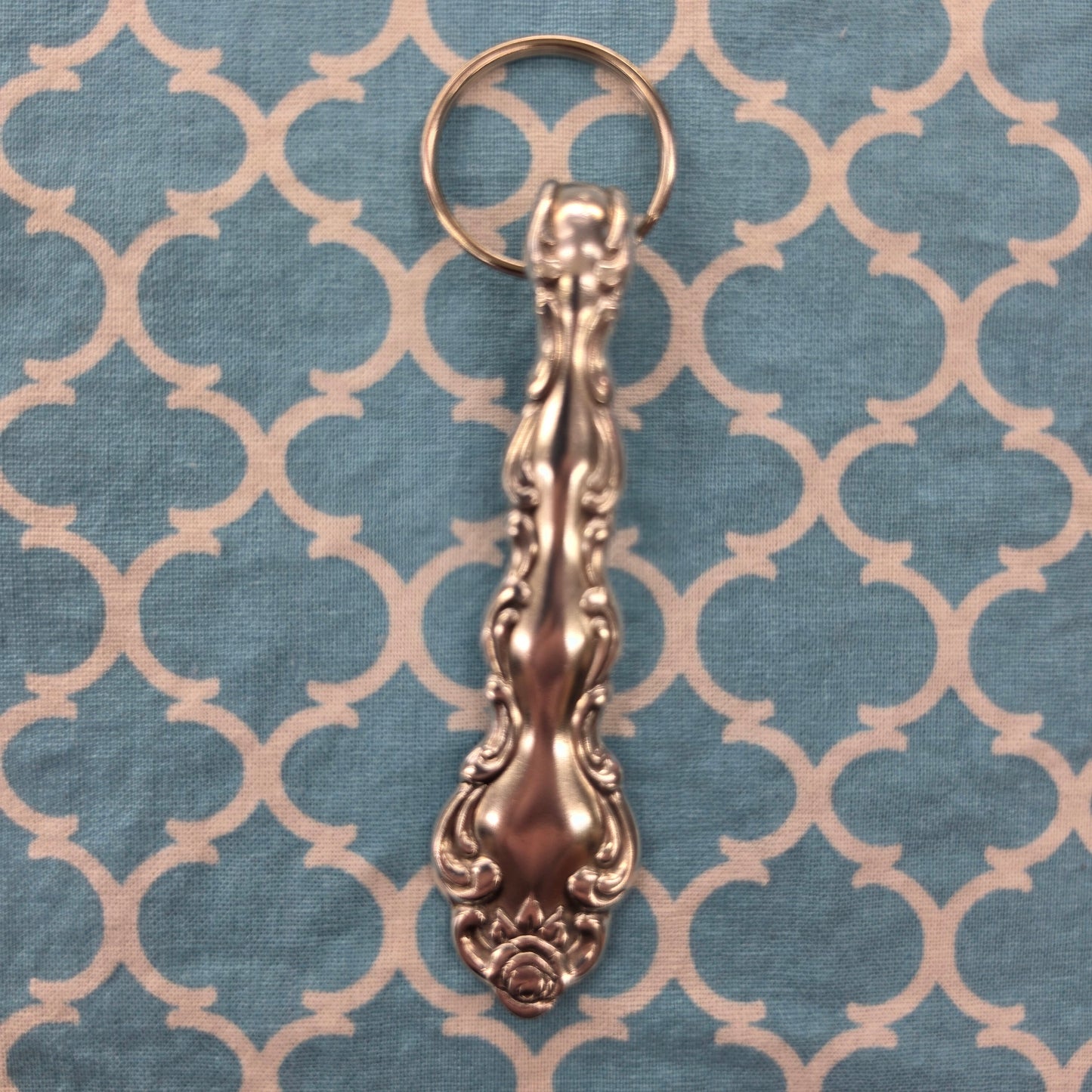 Beethoven (1971) Pattern Silver Plated Keychain