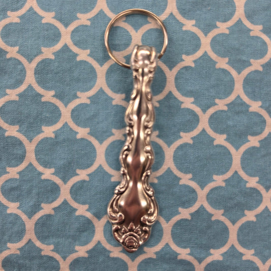 Beethoven (1971) Pattern Silver Plated Keychain