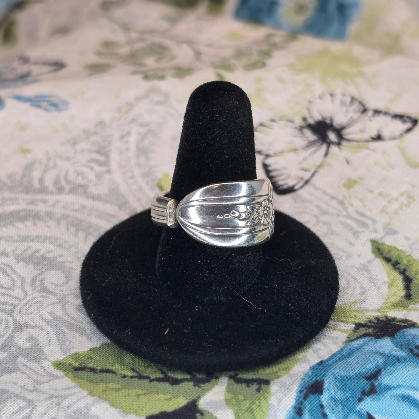 Vintage Triumph (1941) Silver Plate Pattern Spoon ring - 9.5