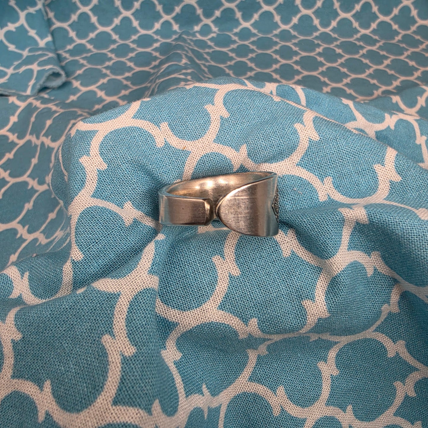 Bird of Paradise Pattern Spoon ring - Size 9