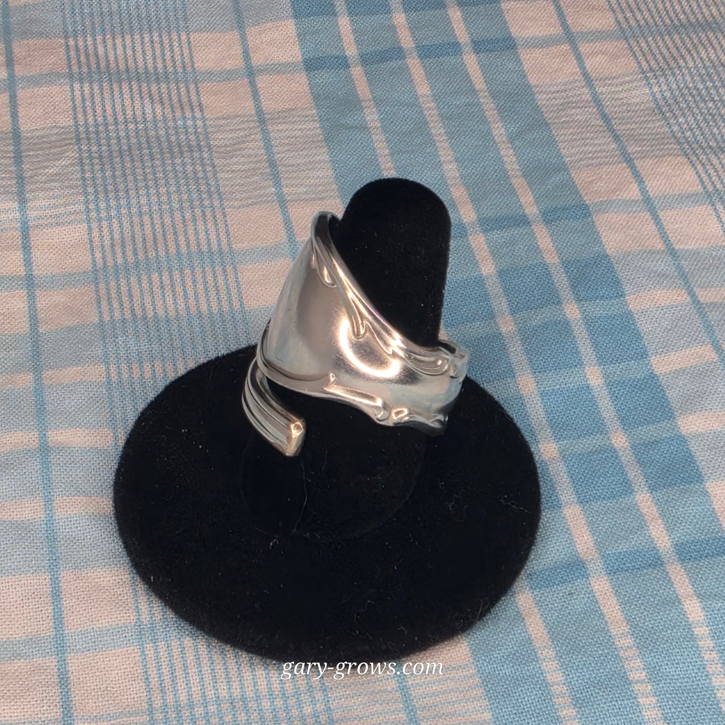 Moonlight (1959) Pattern Spiral Spoon ring - Size 10