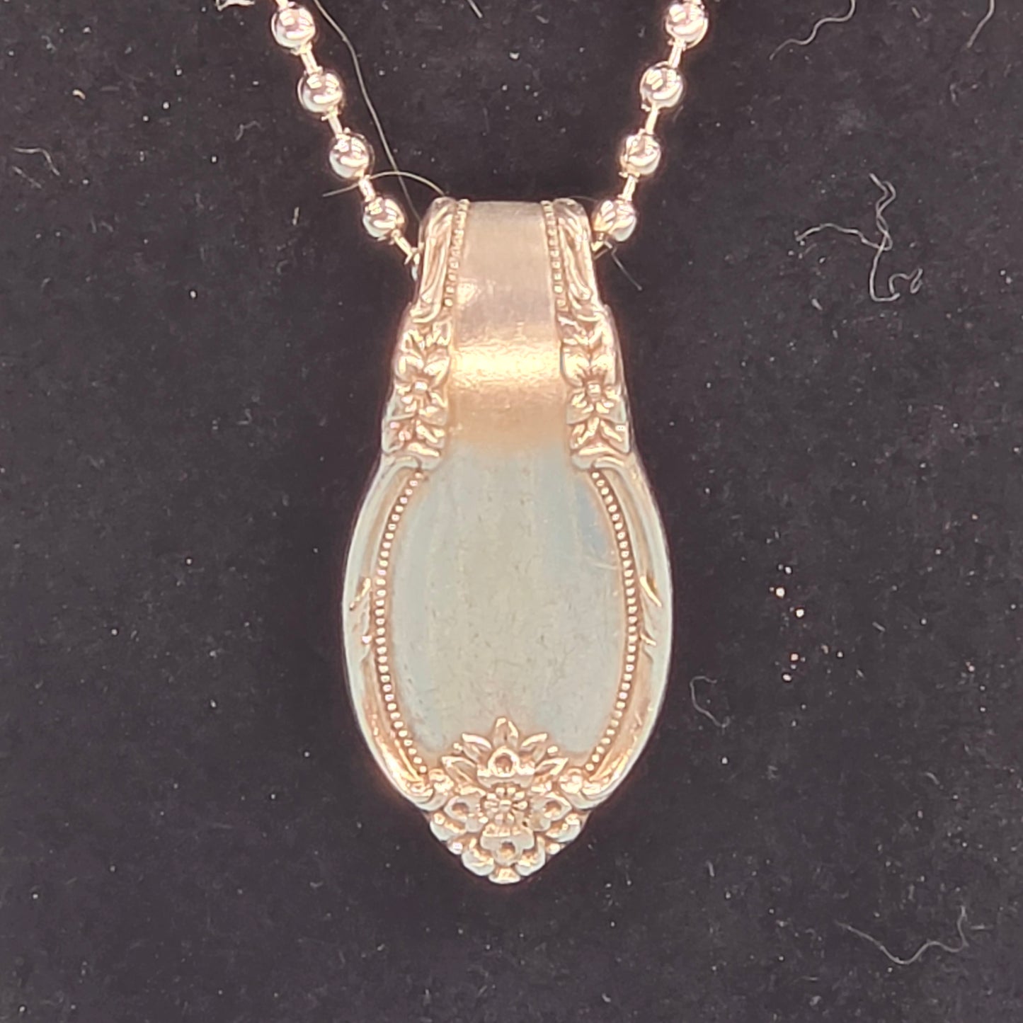 Rememberance (1948) Pattern Silver Plate Pendant