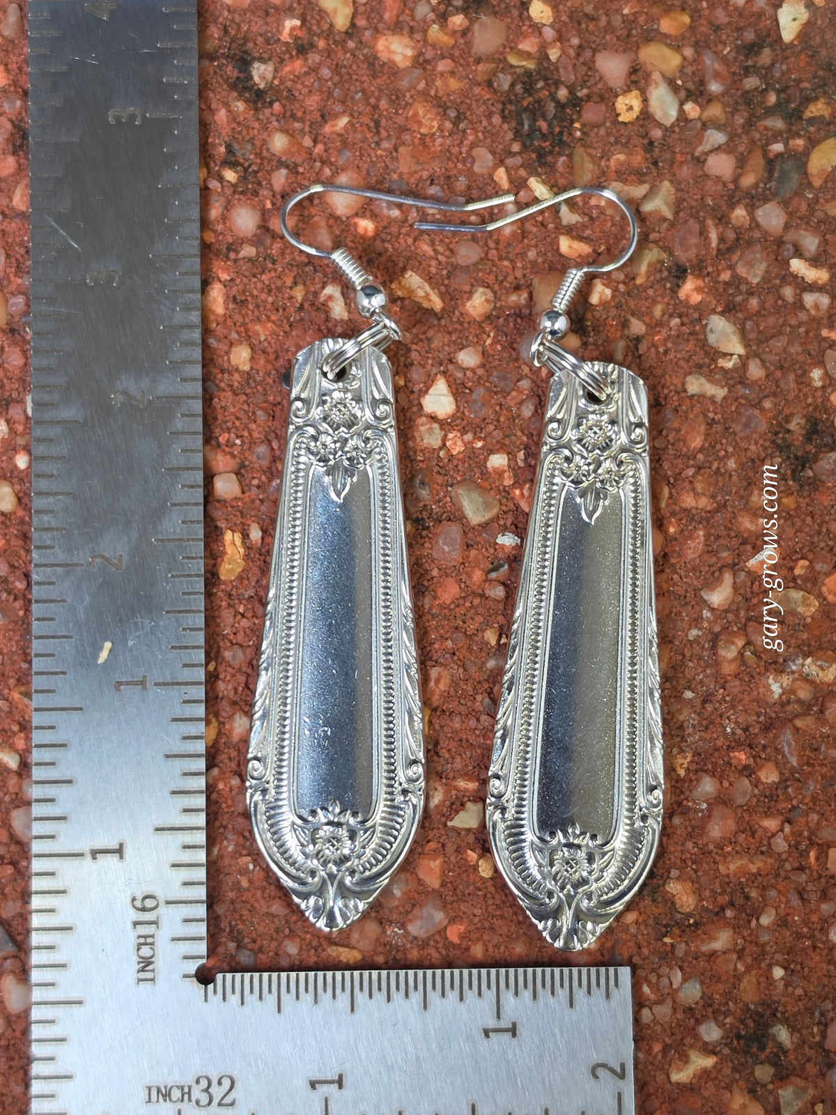 Vintage Silver Plate Spoon Earrings