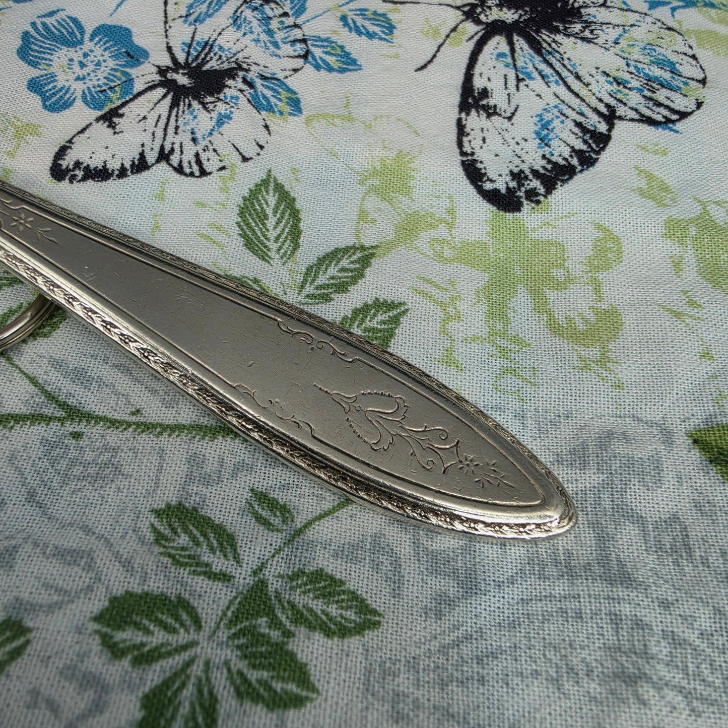 Argosy (1926) Pattern Silver Plated Keychain
