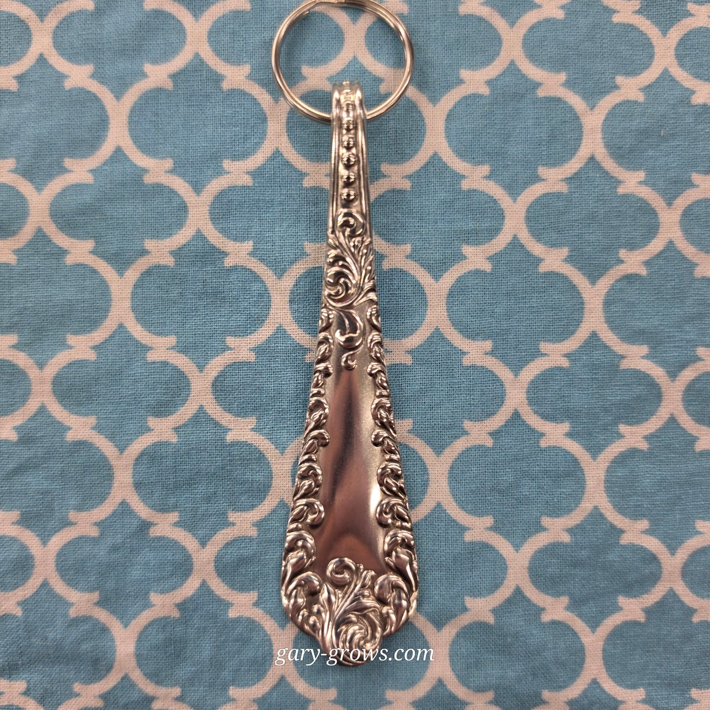 Liberty (1895) Pattern Silver Plated Keychain