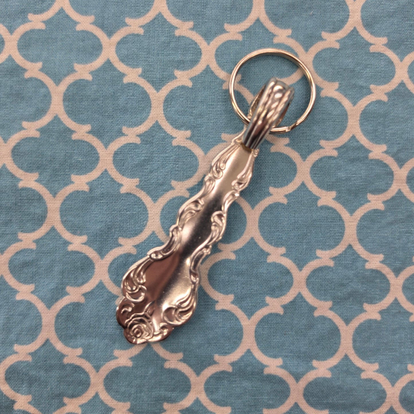 Beethoven (1971) Pattern Silver Plated Keychain
