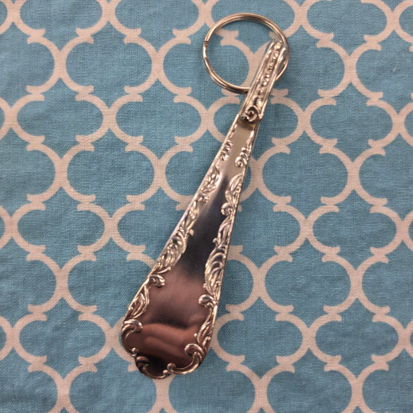 Liberty (1895) Pattern Silver Plated Keychain