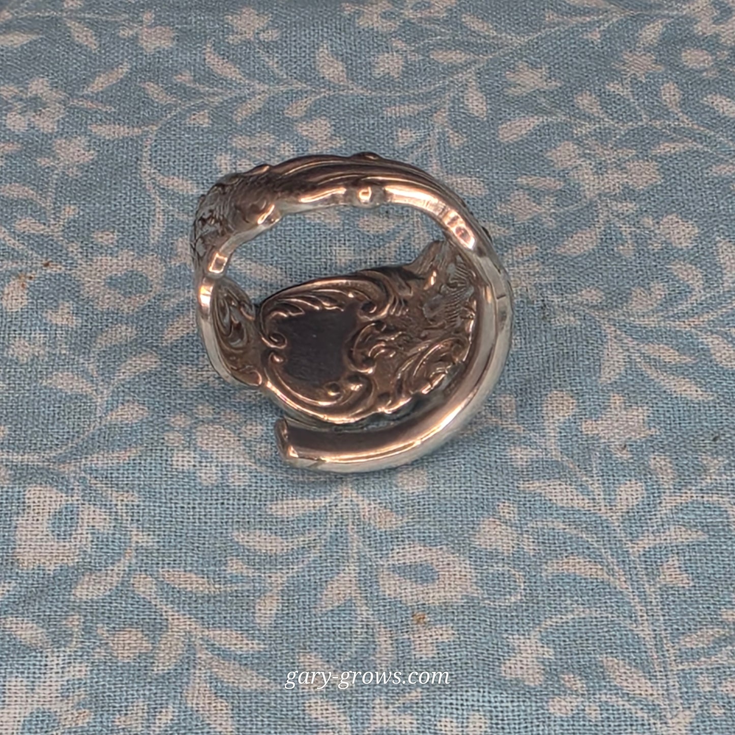 Columbia (1893) Pattern Spiral Spoon ring - Size 10